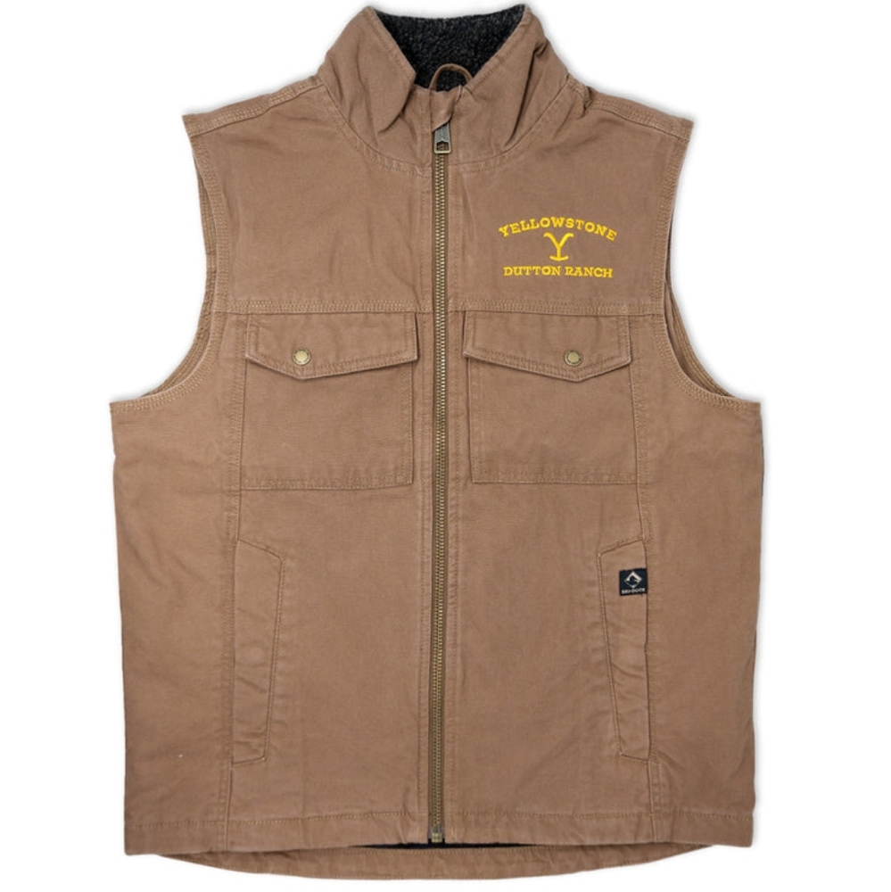 Yellowstone Dutton Ranch  logo cloth vest  size L